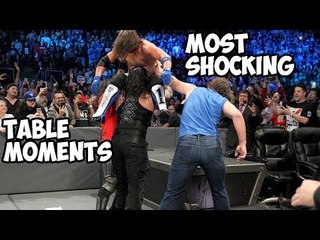 WWE Top 10 Most Shocking Announce Table Moments of 2016-2017 HD.