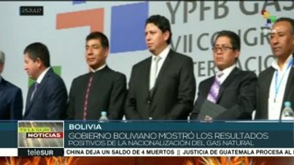 Bolivia inaugura VII Congreso Internacional de Gas y Petróleo