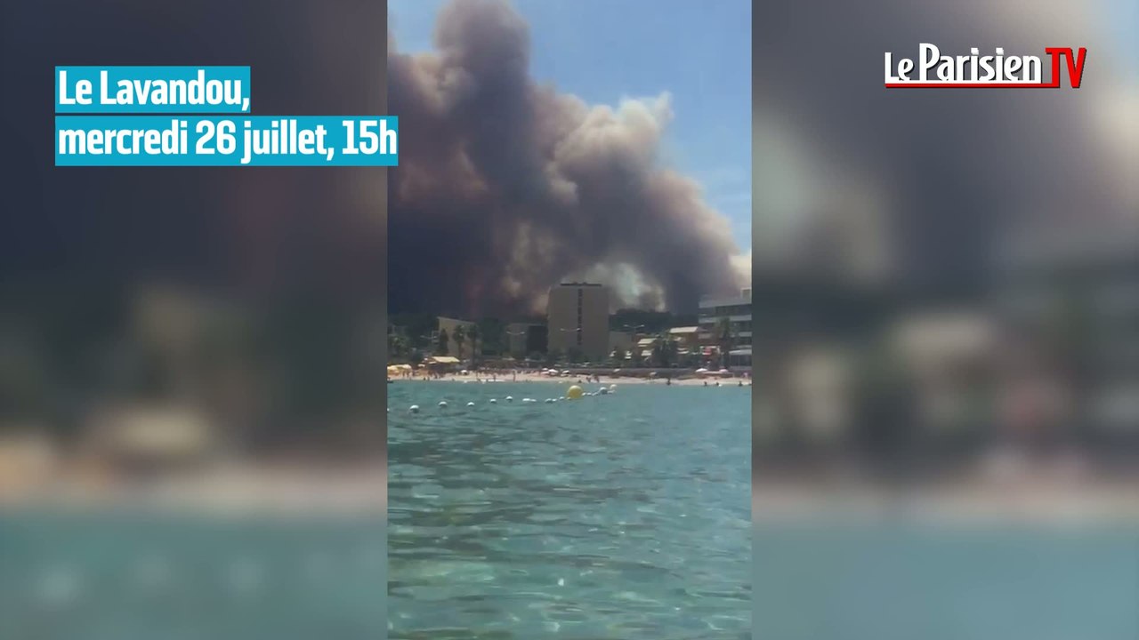 Incendies : près des plages, près de 1000 hectares détruits à Bormes-les-Mimosas