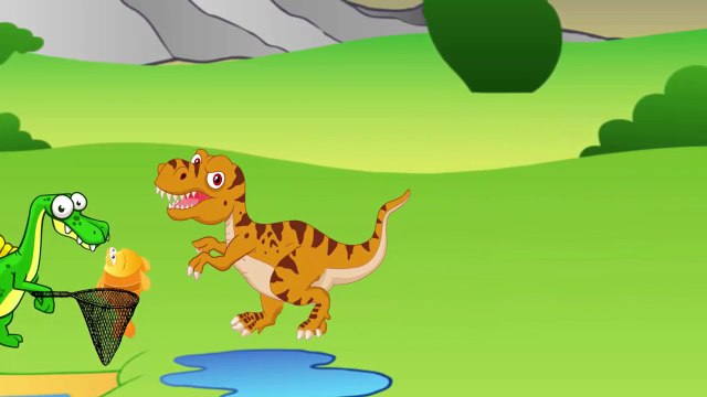 Funny Dinosaurs Cartoons For Children - Dinosaurs For Kids Cartoons 2017 - Curious George
