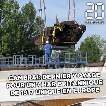 Cambrai: Dernier voyage pour un char Britannique de 1917 unique en Europe