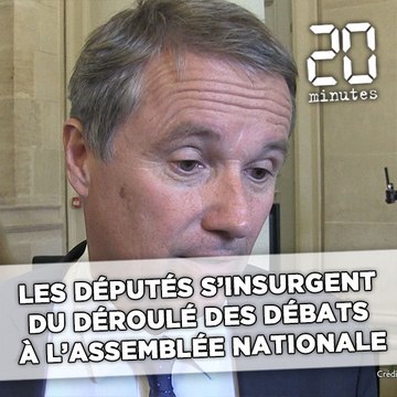 Les députés s'insurgent du déroulé des débats à l'Assemblée nationale