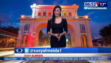 Susana Almeida Pronostico del Tiempo 26 de Julio de 2017