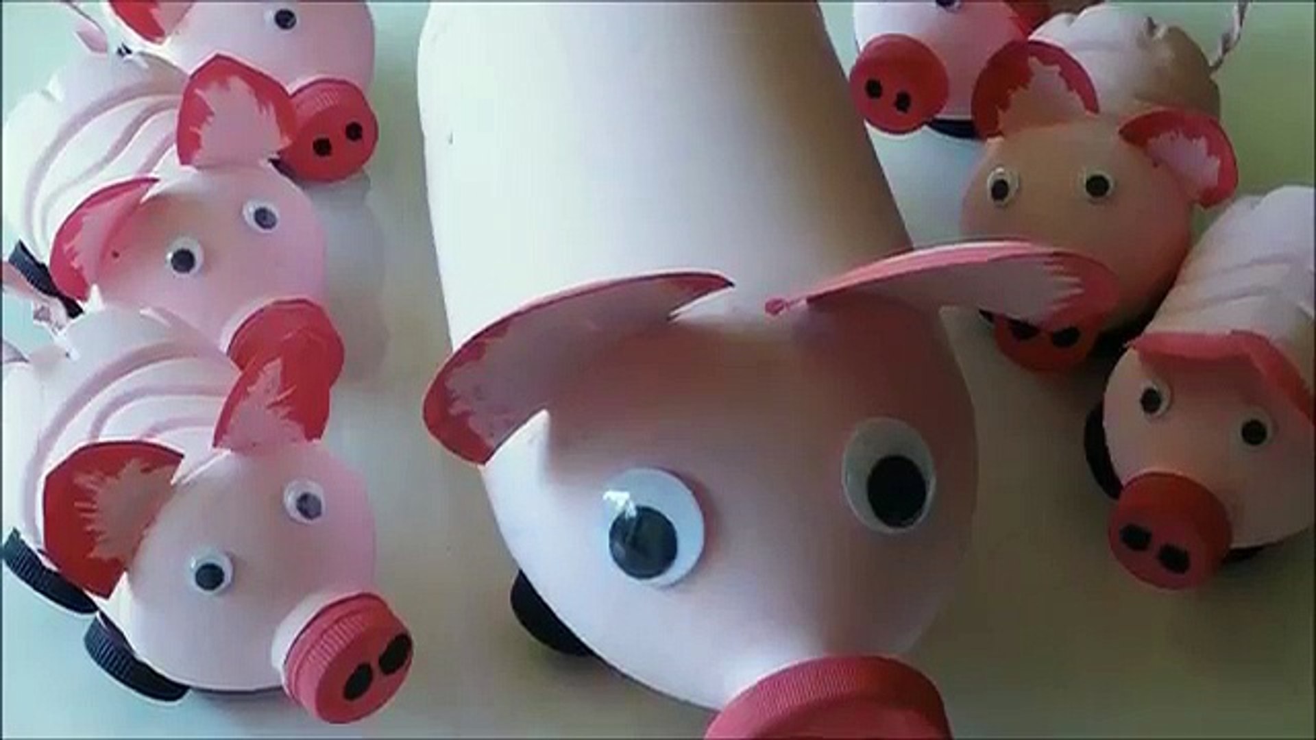 Y arte botellas artesanías Bricolaje familia para de cómo Niños hacer el  plastico reciclado para Ideas cerdos - Vidéo Dailymotion