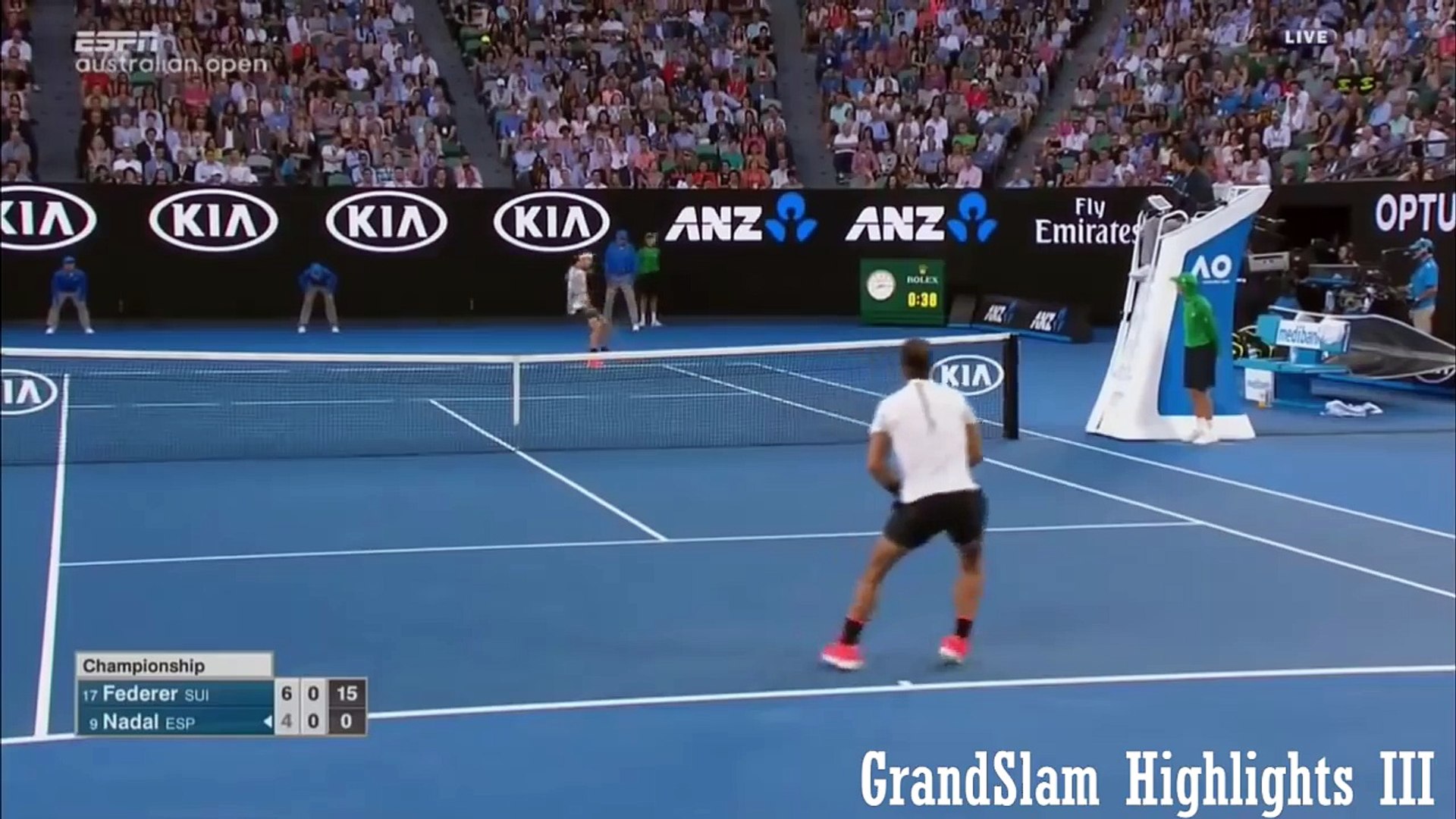 2017-01-29 Australian Open Final - Federer vs Nadal (highlights) - video  Dailymotion