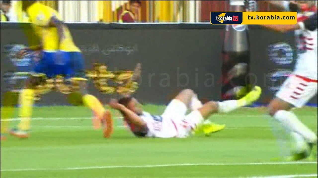 هدف الفتح الرباطي الثاني في مرمى النصر السعودي.. البطولة العربية بتعليق عصام عبده