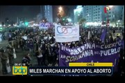 Chile: se realizó multitudinaria marcha a favor del aborto