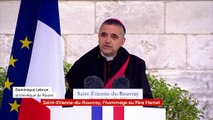 Saint-Etienne-du-Rouvray : l'archevêque de Rouen profite de l'hommage au père Hamel pour critiquer l'avortement et le suicide