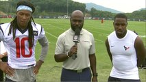 Hopkins explains why he showed up to Texans' camp