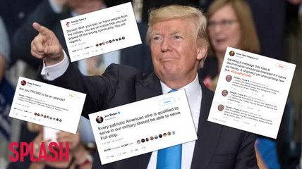 Celebrities React to President Donald Trump's Transgender Military Ban