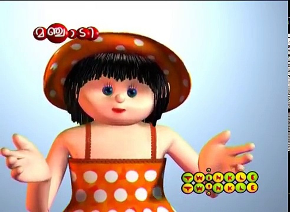 The Blue Jackal Panchathantra Story from Malayalam cartoon manchadi (Manjadi)