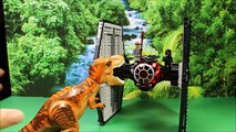 Despierta dinosaurios primero primera Fuerza jurásico orden estrella transportador Guerras Mundo Lego vs 75103 wd