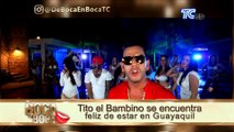 El cantante Tito el Bambino se unió a las celebraciones de la Perla del Pacífico