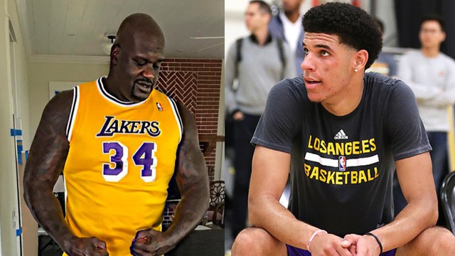 Shaq SHADES Lonzo & LaVar Ball in Laker Jersey: I'm the ORIGINAL Big Baller