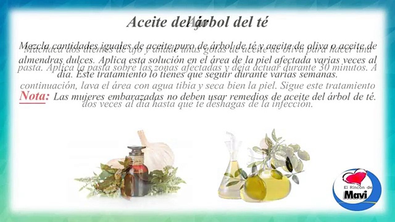 Daniel Esgardo Rangel Baron: Remedios naturales para combatir los hongos en la piel