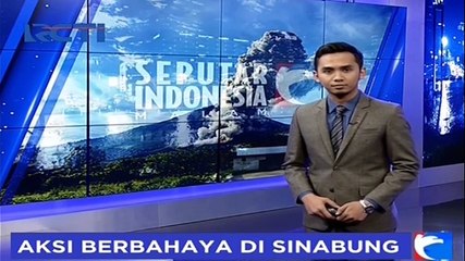 2 WNA Abadikan Letusan Gunung Sinabung