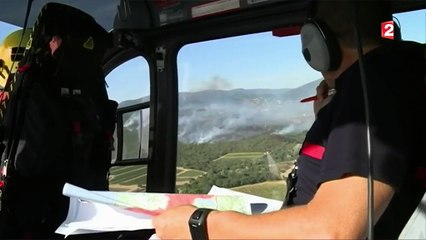 Bormes-les-Mimosas : l'incendie vu du ciel