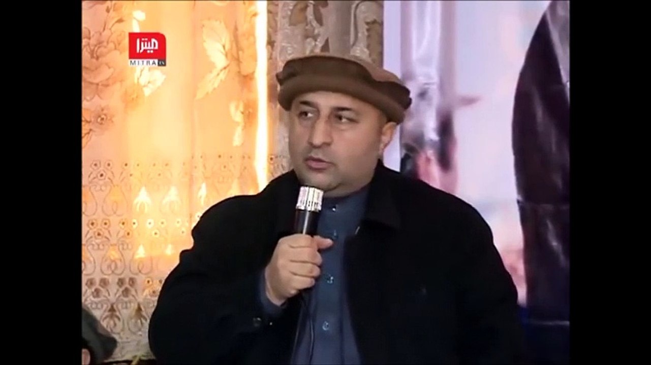 حاجی اقبال کوهستانی در محفل به مناسبت بزرگداشت از عطا محمد نور