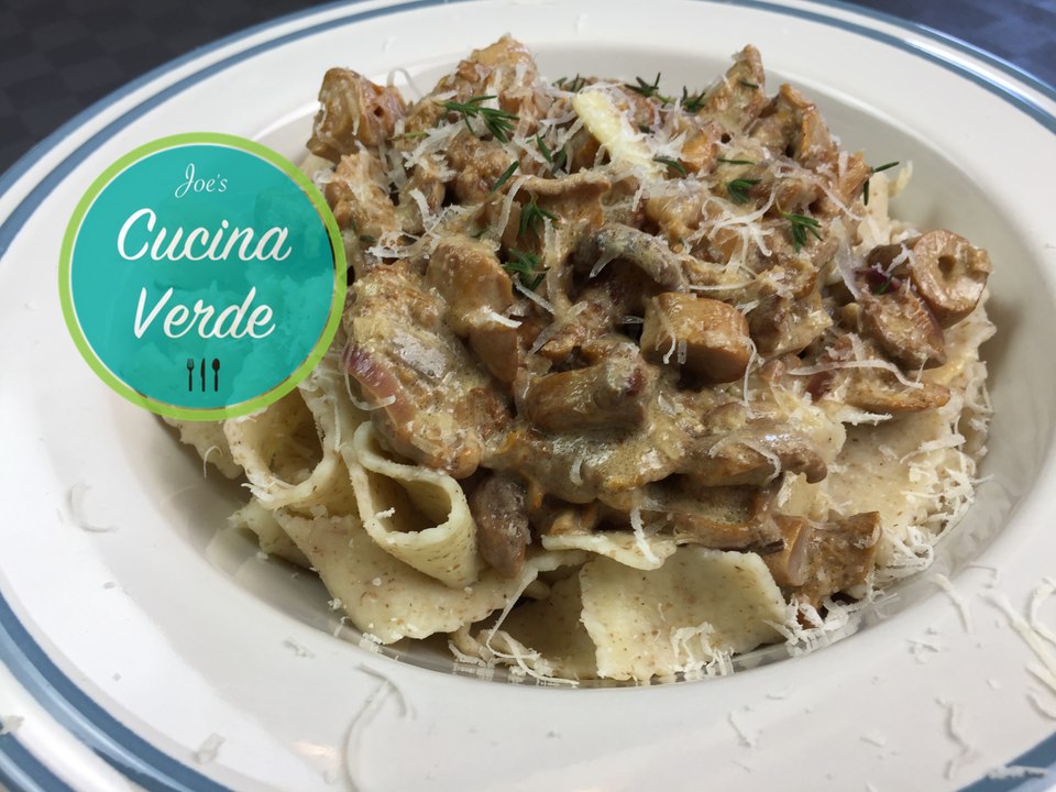 Pasta mit Eierschwammerl (Echter Pfifferling) - Rezept