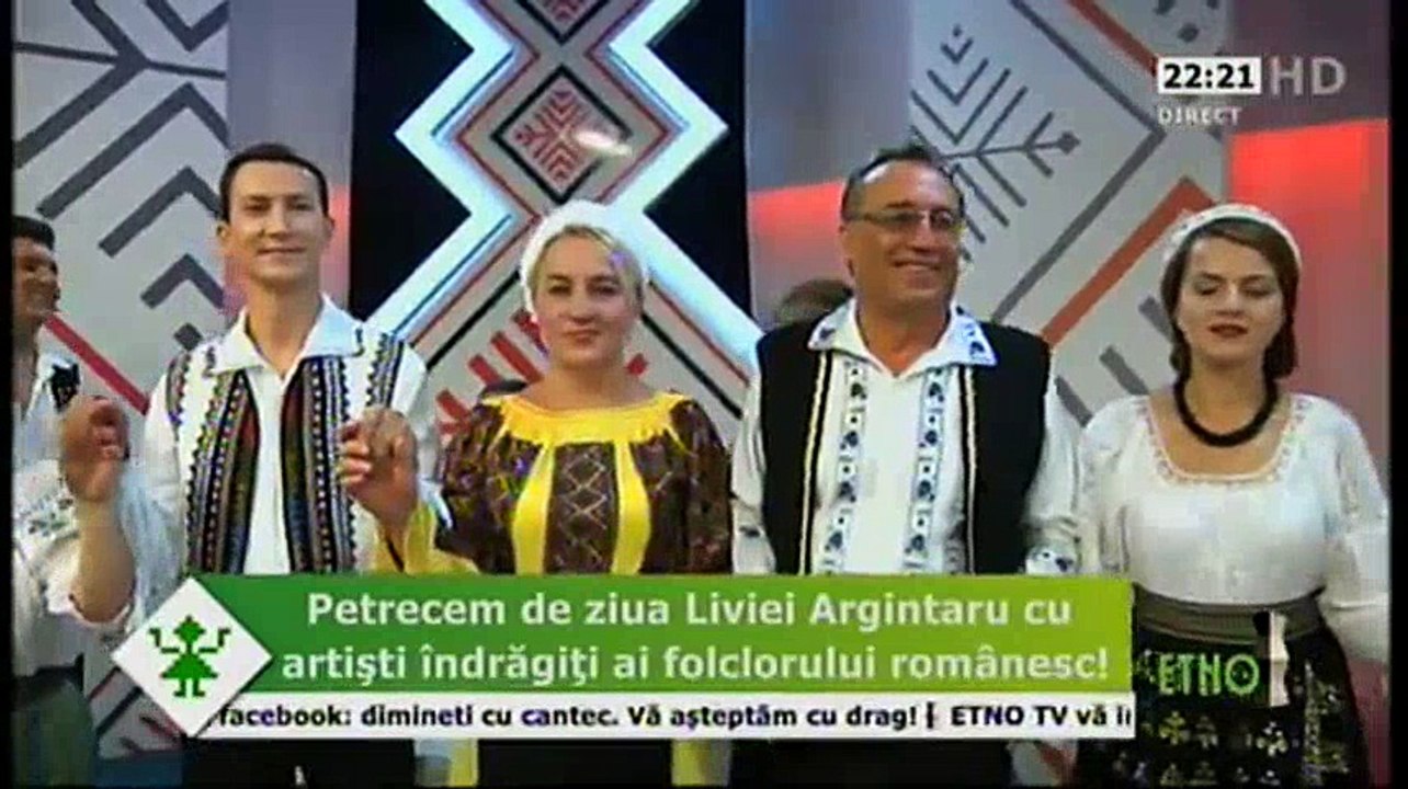 Valentina Macarie - Inimioara, inimioara (Petrecem romaneste - ETNO TV - 08.08.2016)