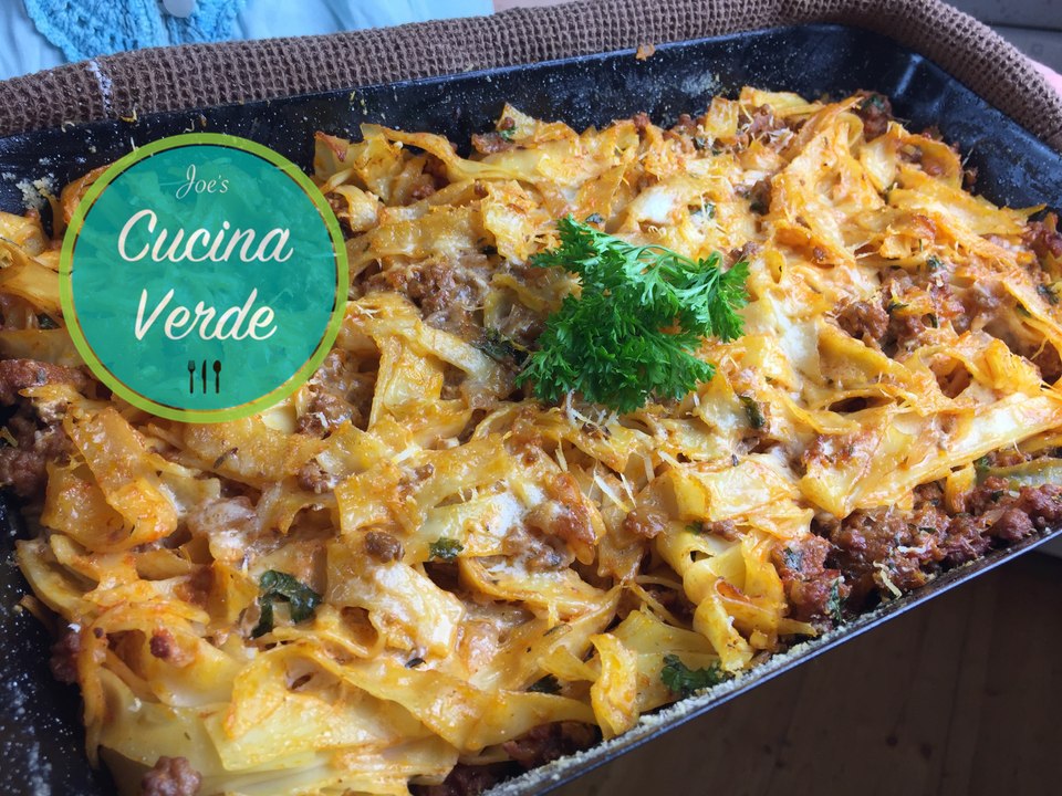 Nudelauflauf mit Hackfleisch - Rezept
