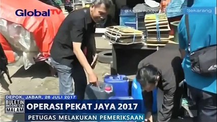 Berbagai Miras Ditemukan dalam Operasi Pekat Jaya 2017
