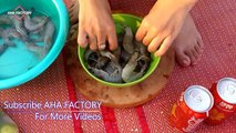 Wow! Beautiful Girl Cooking Shrimp With Coca Cola - How To Cook Shrimp In Cambodia