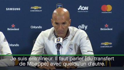 Transferts - Zidane esquive une question sur Mbappé