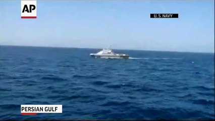 Raw US Navy Fires Warning Shots Near Iran Ship
