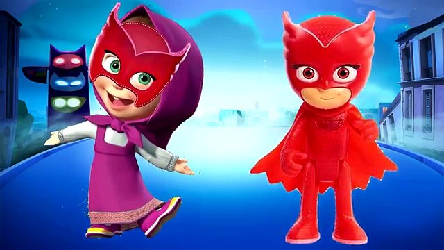 Герои в Масках Маша и Медведь Новые Серии Finger Family Песня Семья пальчиков