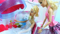 Para Barbie salón de muñecas de color de pelo peinados niñas juguetes los niños ikuklatv
