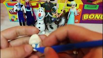 DISNEY FROZEN STOP MOTION Elsa Anna & Olaf Play Doh Frozen Stop Motion Movie Clips