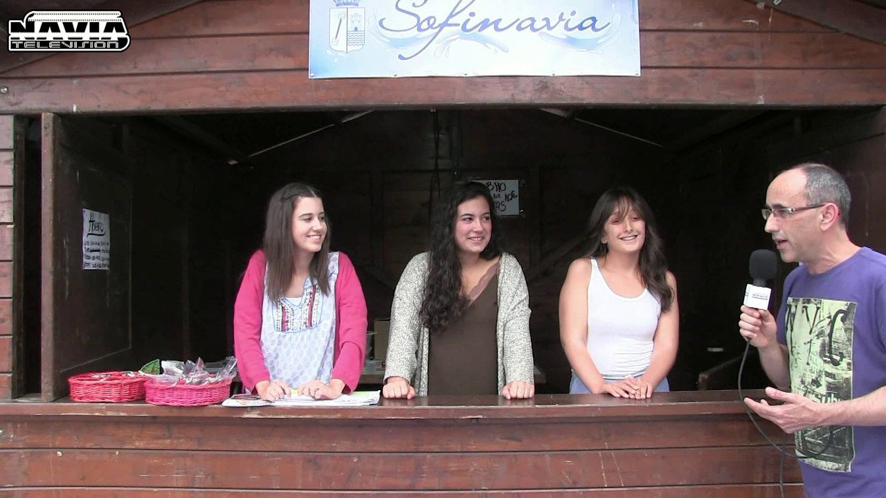 Entrevista a la Reina y Damas de las Fiestas de Navia 2017