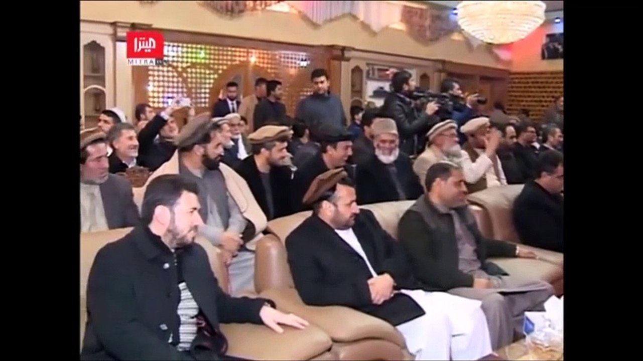 عطا محمد نور در محفلی که به مناسبت گرامیداشت از وی بنام از خیرخانه تا خاواک برگزارشده بود