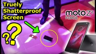 Moto Z2 Force DROP TEST + FIRST HANDS ON (Truely Shatterproof Screen? The Answer's Inside)