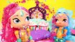jeux d enfants Shimmer and Shine Genie Sleepover with Pillow Fight, Smores, Tala, Nahal +