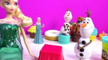 Ana cumpleaños pastel fiebre congelado parodia Jugar-doh princesa Reina monigote de nieve Elsa playdoh olaf f