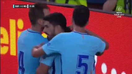 Barcelona vs Manchester United Neymar Goal HD 1-0