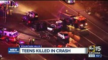 Two teens killed in rollover crash in Fountain Hills