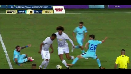 Funny Fellaini Diving Moment