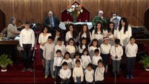 Iglesia Evangélica Pentecostal. Alabanza Coro de niños (1). 25-07-2017