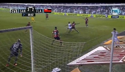 Victor Ferraz GOAL HD Santos 3-2 Flamengo RJ 27.07.2017