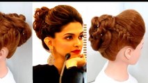 Conception conception facile pour filles cheveux coiffures inspiré Deepika Padukone