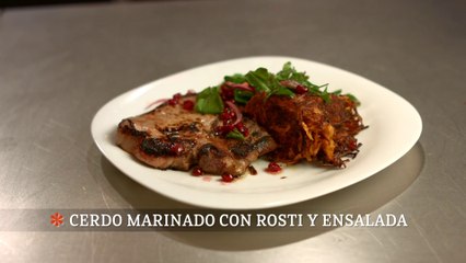 Cerdo Marinado con Rosti y Ensalada | Recetas MasterChefUY