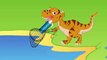 Dinosaurs Cartoons For Children Funny - Dinosaurs Videos For Kids 2017 - Curious George Monkey
