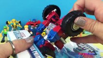 Kids Toys BeeTube - Transformers Rescue Bots Optimus Prime Playskool Heroes & Chase Bumble