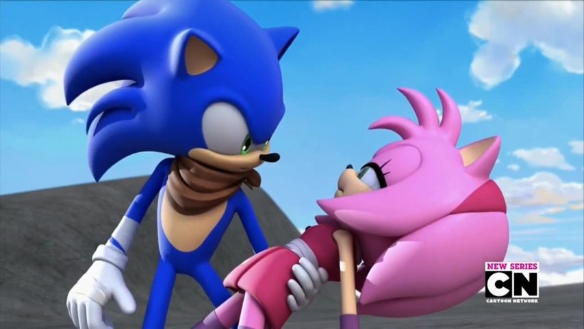 Sonamy! (Amy mistakes Boom Sonic :3 )