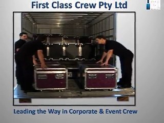 Event Labour Hire Melbourne - First Class Crew Pty Ltd