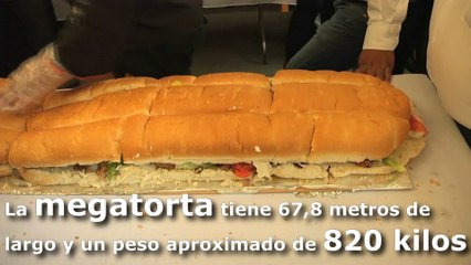 Ciudad de México rompe récord con la torta más grande del mundo