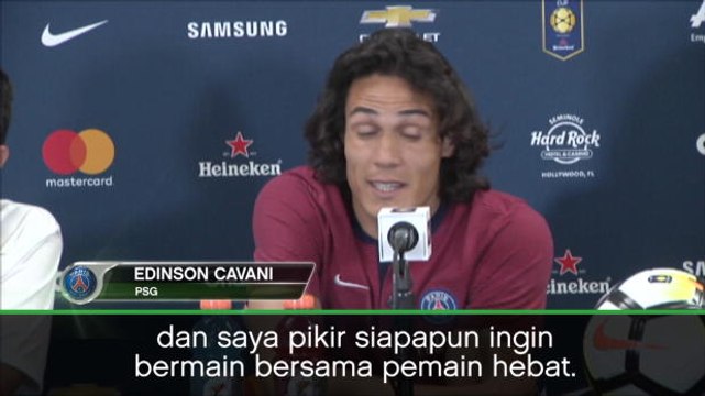 SEPAKBOLA: International Champions Cup: Siapapun Ingin Bermain Bersama Neymar - Cavani
